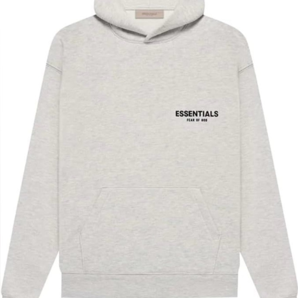 Essentials Light Oatmeal Hoodie